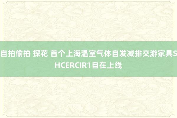 自拍偷拍 探花 首个上海温室气体自发减排交游家具SHCERCIR1自在上线