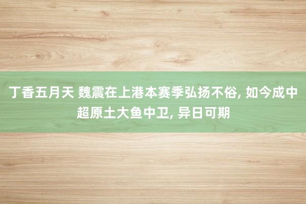 丁香五月天 魏震在上港本赛季弘扬不俗, 如今成中超原土大鱼中卫, 异日可期