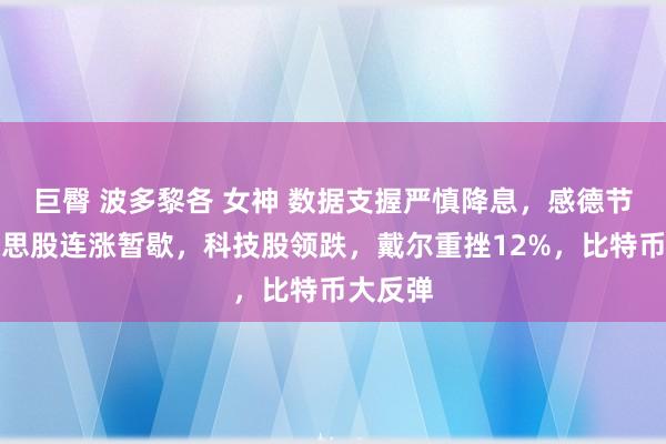 巨臀 波多黎各 女神 数据支握严慎降息，感德节前好意思股连涨暂歇，科技股领跌，戴尔重挫12%，比特币大反弹