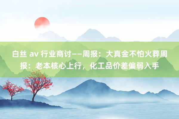 白丝 av 行业商讨——周报：大真金不怕火葬周报：老本核心上行，化工品价差偏弱入手