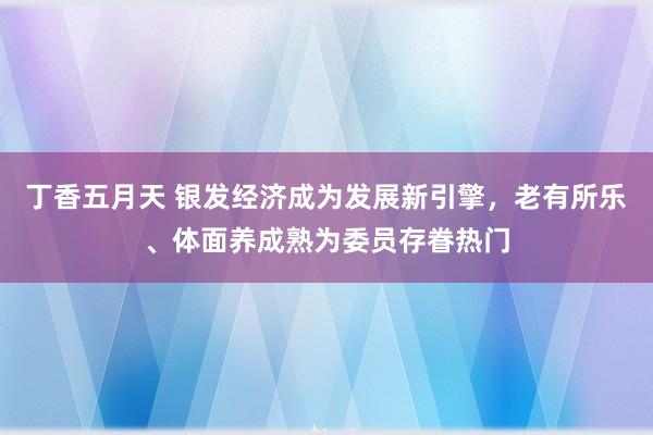 丁香五月天 银发经济成为发展新引擎，老有所乐、体面养成熟为委员存眷热门